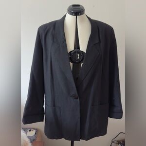 Sag Harbor Elegant Black Blazer